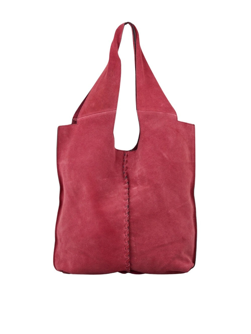 Becksöndergaard  Suede Danita skuldertaske - Dusty Cedar Red