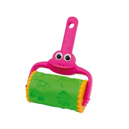 Happy People Sand-Stempelroller mit lustigem Gesicht, sortiert
