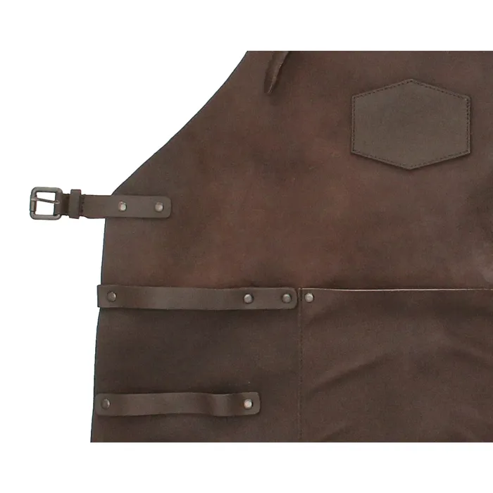 Hide & Stitches Barbecue / Grill Schort Donkerbruin