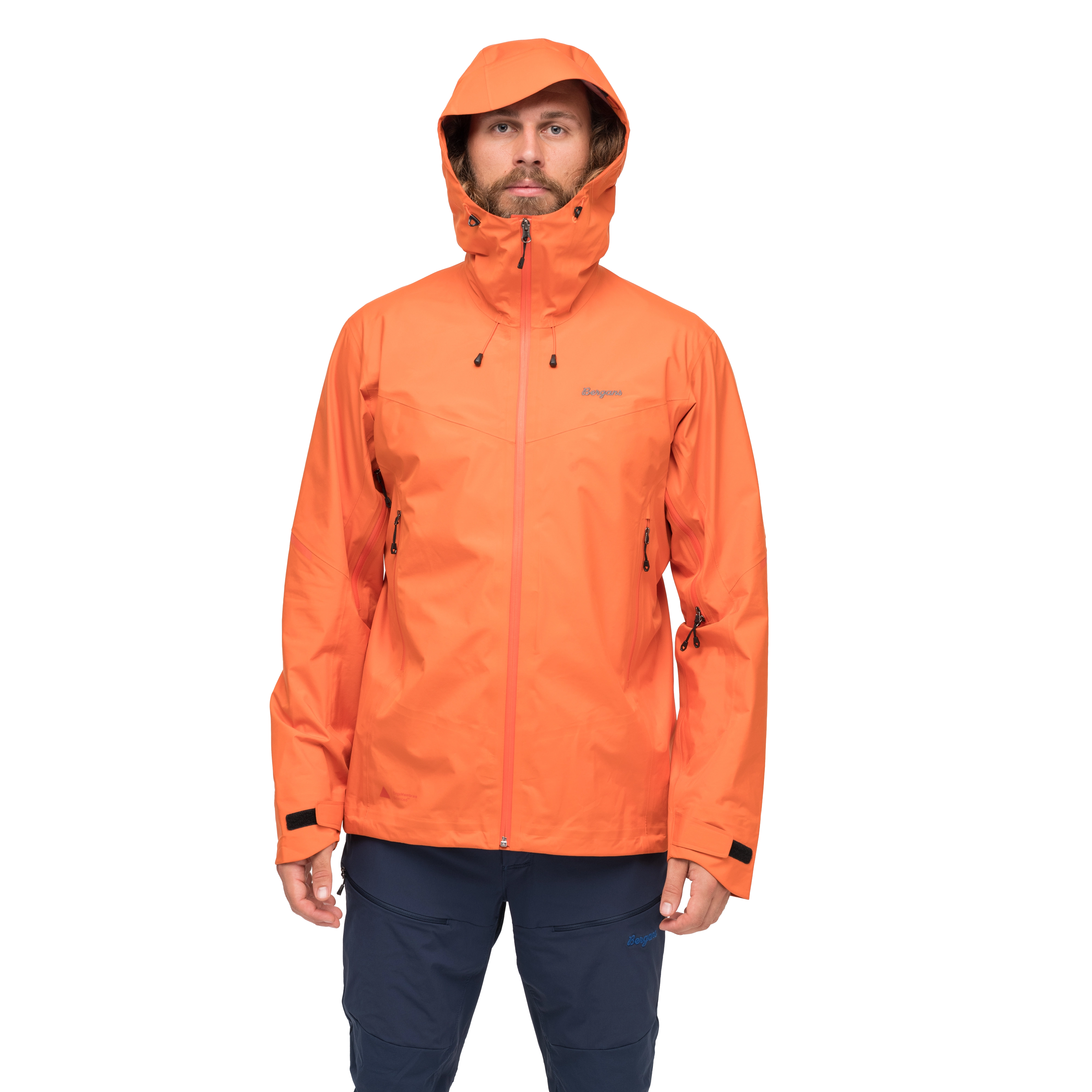 Rabot Light 3L Shell Jacket Men Alert Orange