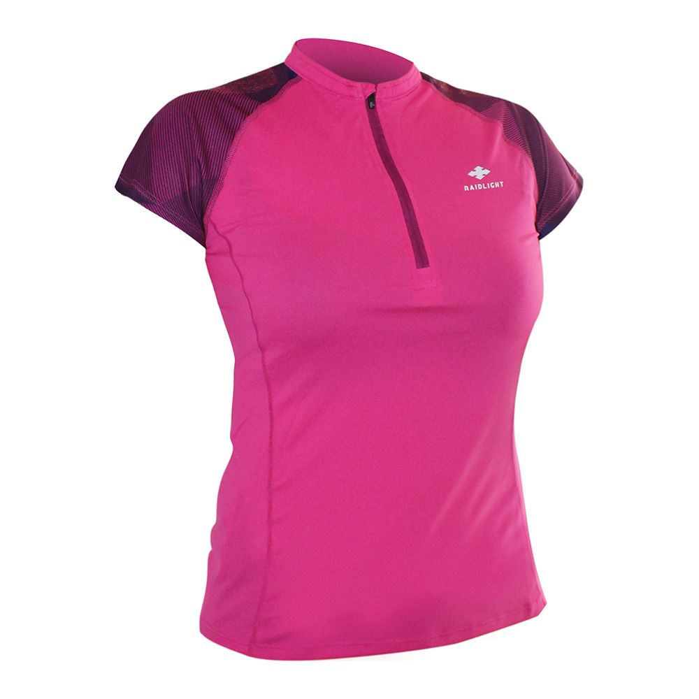 Raidlight ACTIV RUN - Maillot Femme pink/purple