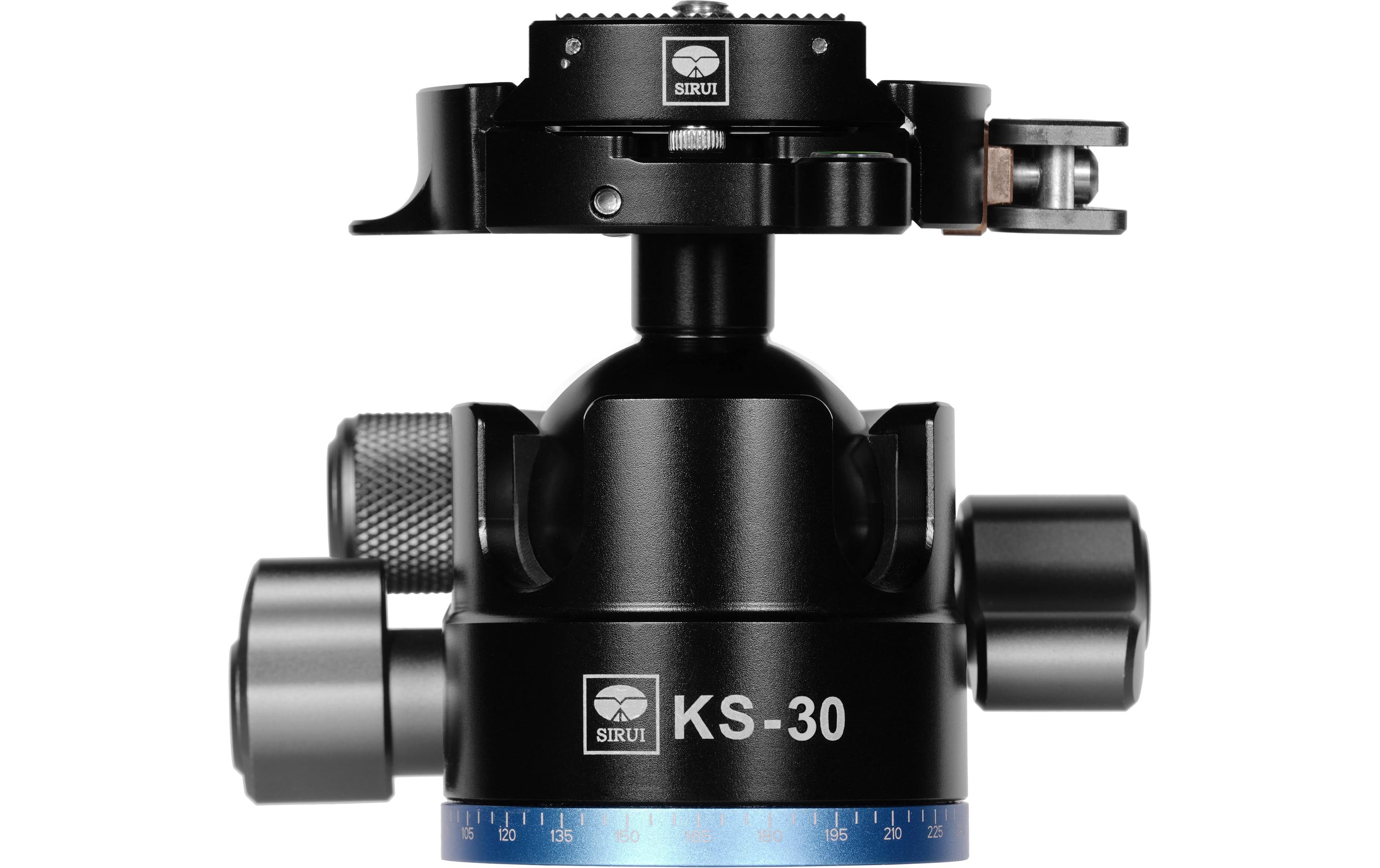 Kugelkopf KS-30<br>Kugelkopf mit Schnellverschluss und TY-55X Platte