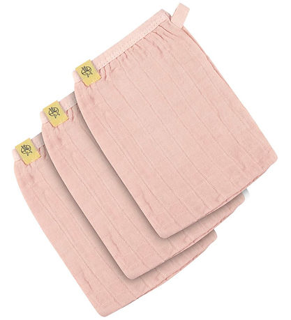 L?ssig Vaskeklud - 3-pak - Light Pink