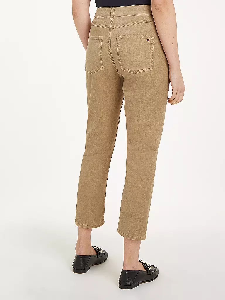 TOMMY HILFIGER Cordhose Slim Fit beige