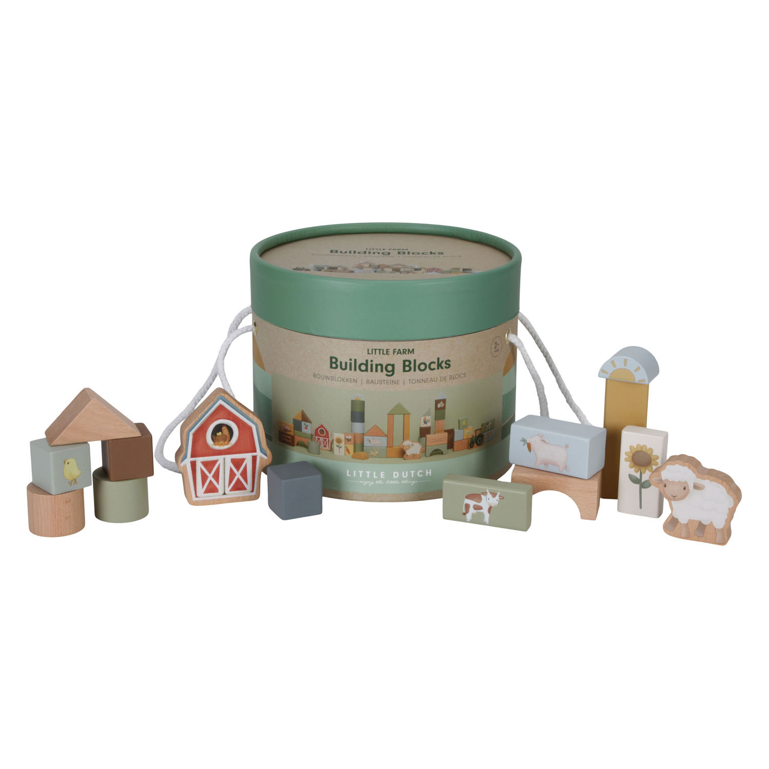 Little Dutch Houten Bouwblokken Little Farm FSC