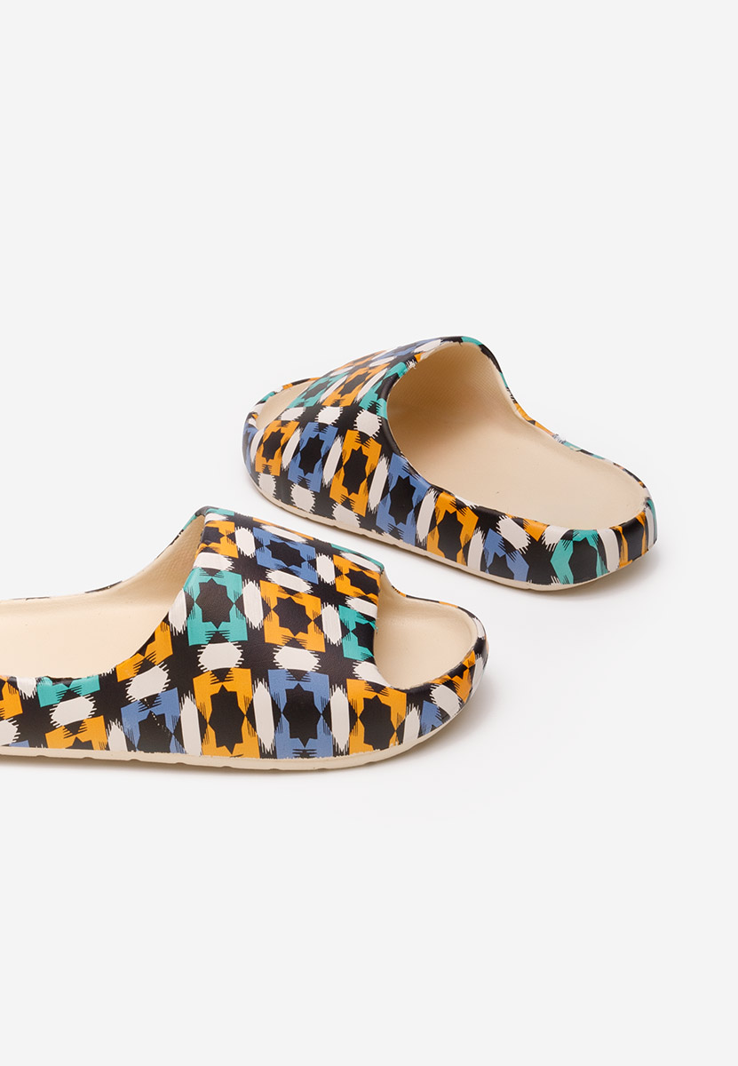 Claquettes femme multicolores Jomya