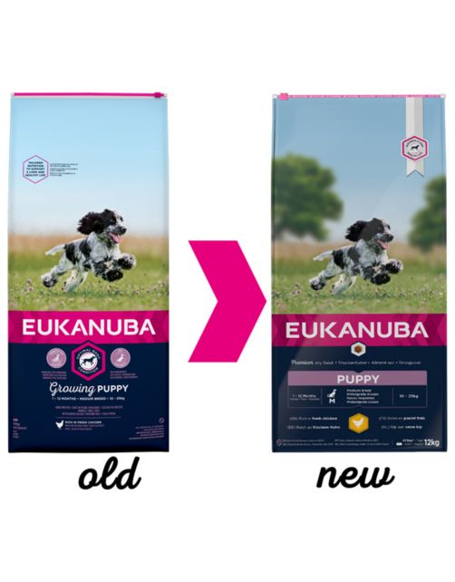 Eukanuba Growing Puppy Medium Breed Kip - Hondenvoer