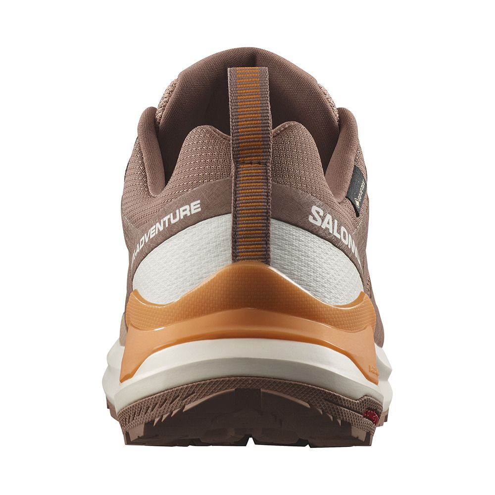 Salomon X-ADVENTURE GTX - Chaussures trail Femme mocha mousse/vanilla ice/turmeric