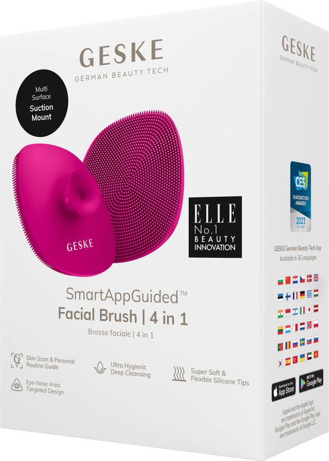 GESKE Facial Brush 4 in 1 Magenta