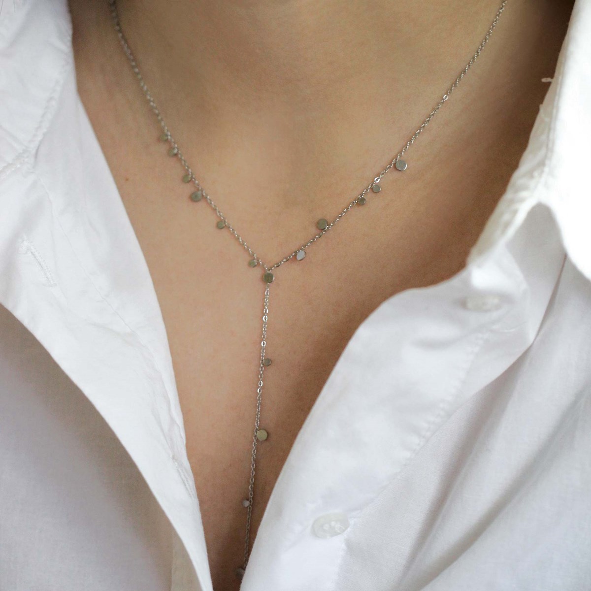 Collier Infinity acier