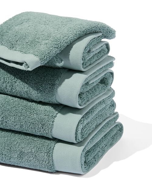 serviettes de bain - hôtel extra doux vert marin