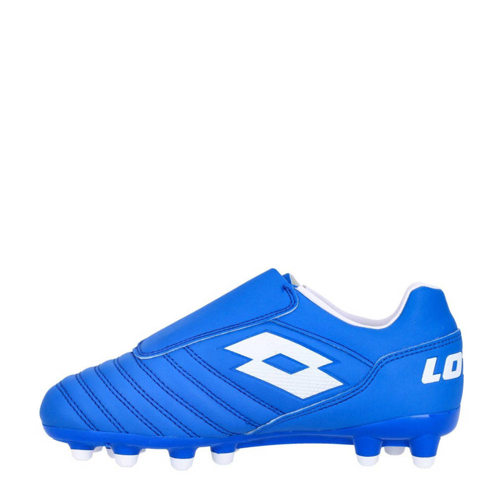 Lotto Milano 700 AGM S junior voetbalschoenen kobaltlbauw/wit