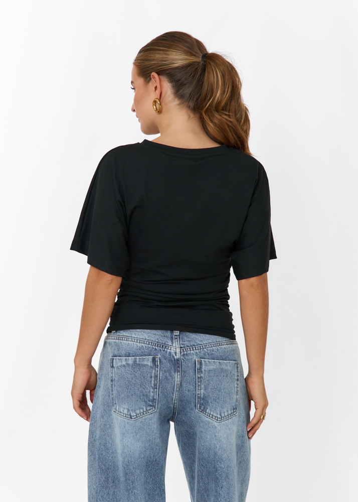 Fleur t-shirt zwart