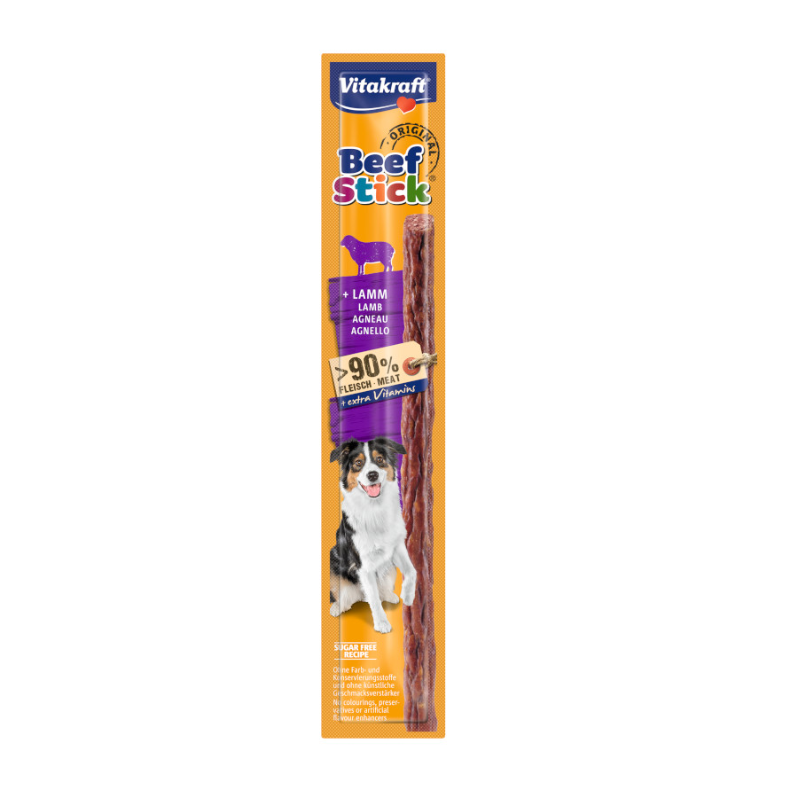 Palitos de cordeiro Vitakraft para cães