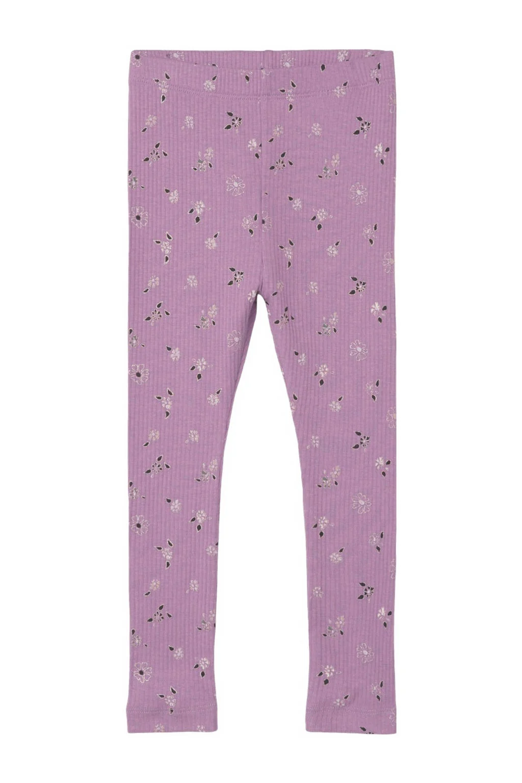 NAME IT gebloemde legging NMFPOSANA paars