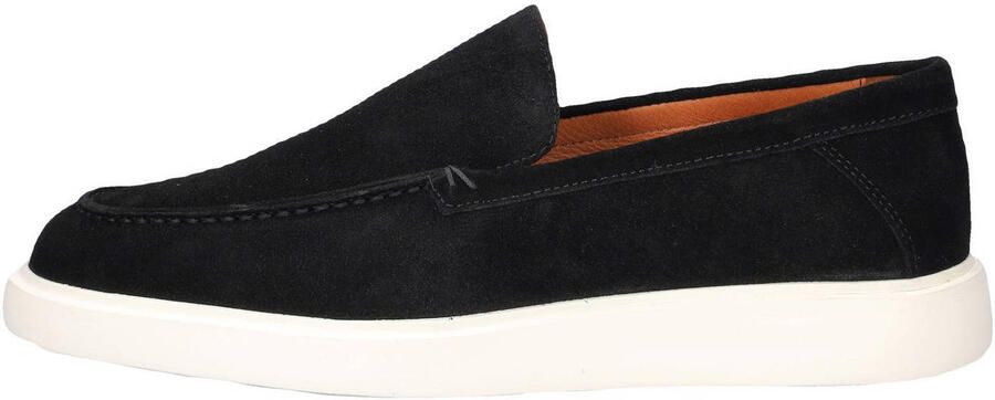 Nelson suède loafers zwart