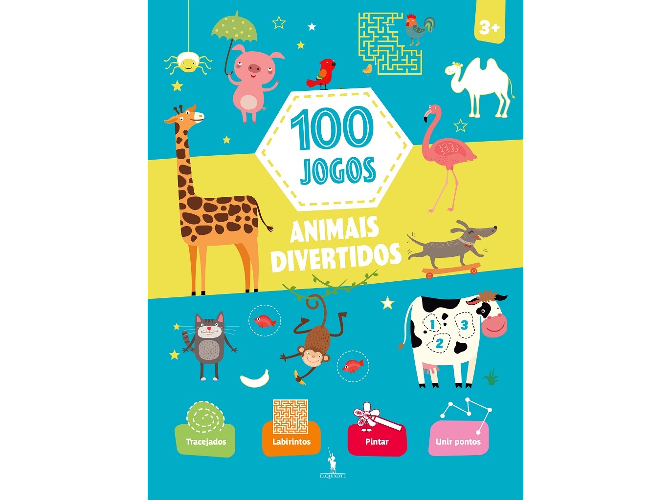 LIVRO 100 JOGOS - ANIMAIS DIVERTIDOS (3  ANOS)