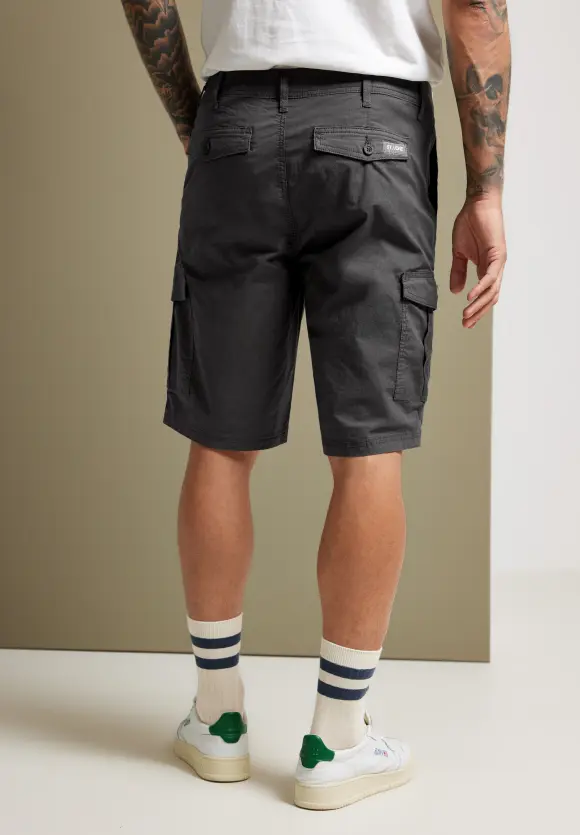 Regular Fit Cargoshorts - coal grey
