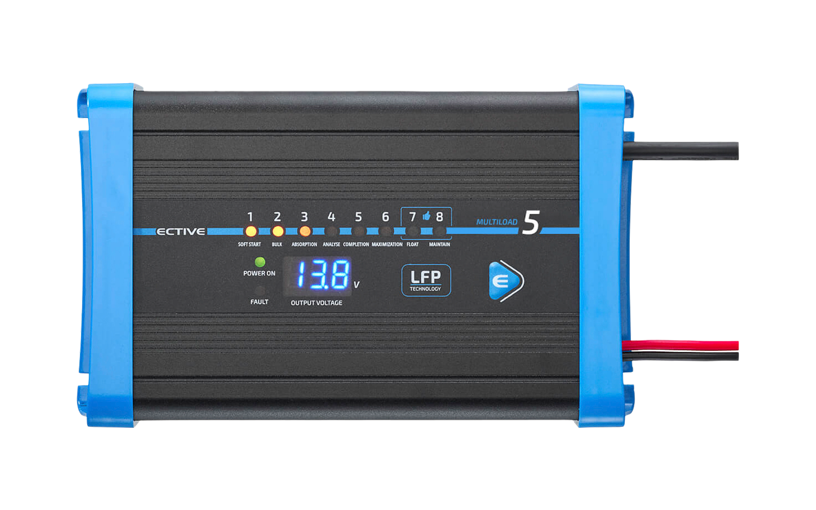ECTIVE Multiload 5 LPF 8 Stufen Lithium Batterieladegerät 5 Ampere 12 Volt
