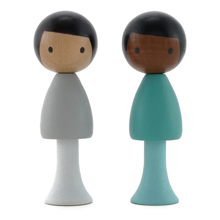 Clicques Personnages en bois S&J