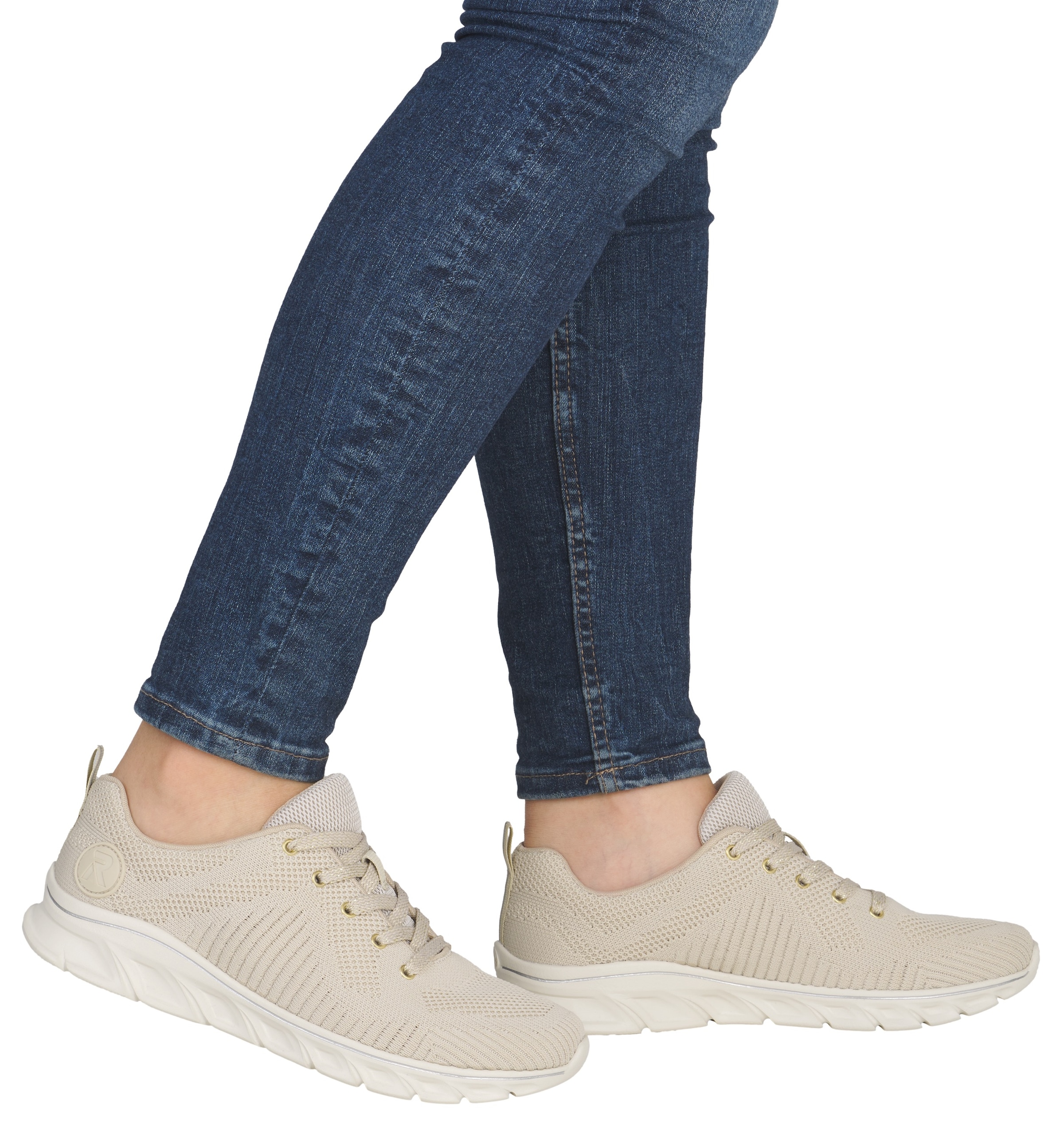 Rieker Sneaker  mit leichter Laufsohle, Freizeitschuh, Halbschuh, Schnürschuh