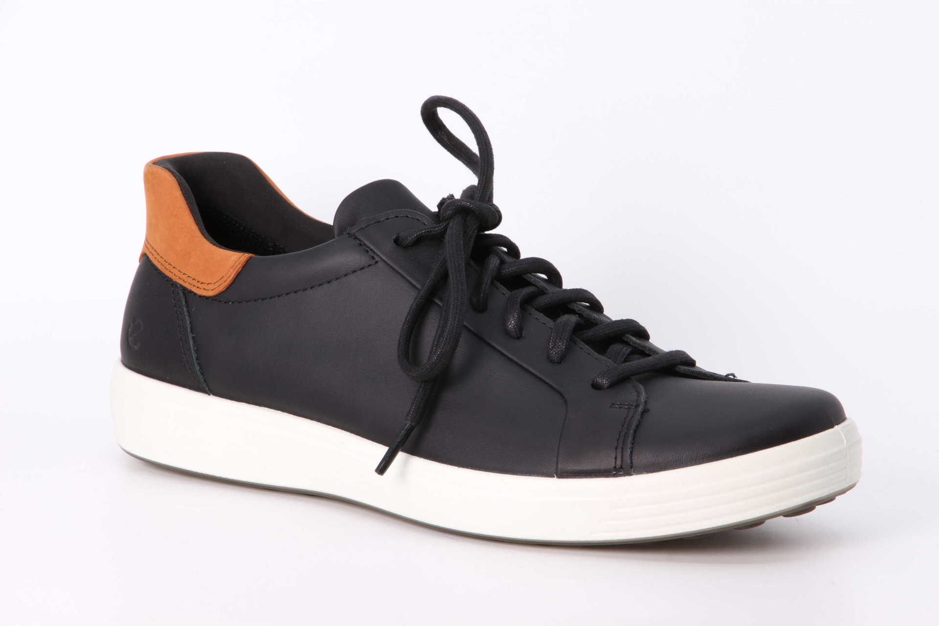 Ecco Soft7 schwarz / cognac
