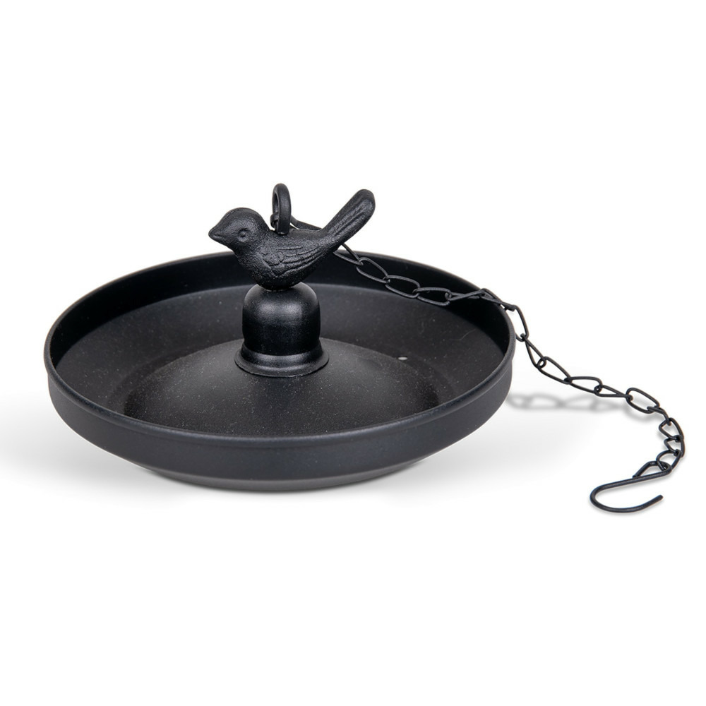 Mangeoire birdy noir à suspendre ø 17.5 cm pour oiseaux