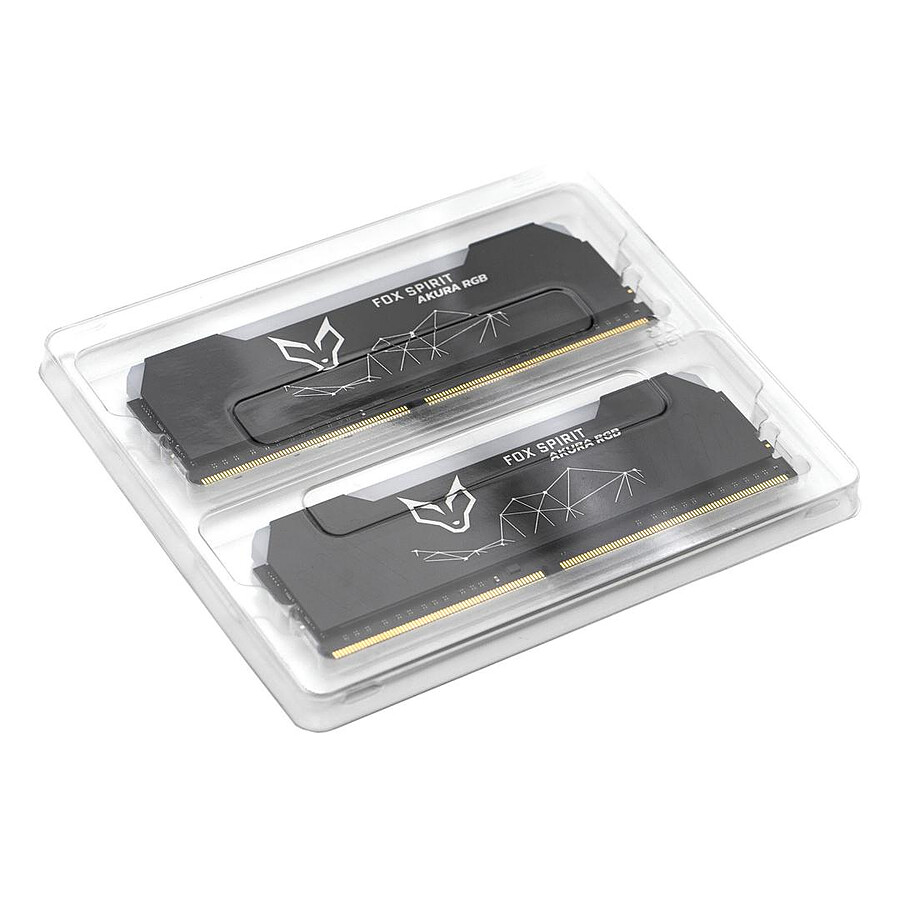 Fox Spirit Akura RGB - 2 x 8 Go (16 Go) - DDR4 3200 MHz - CL16