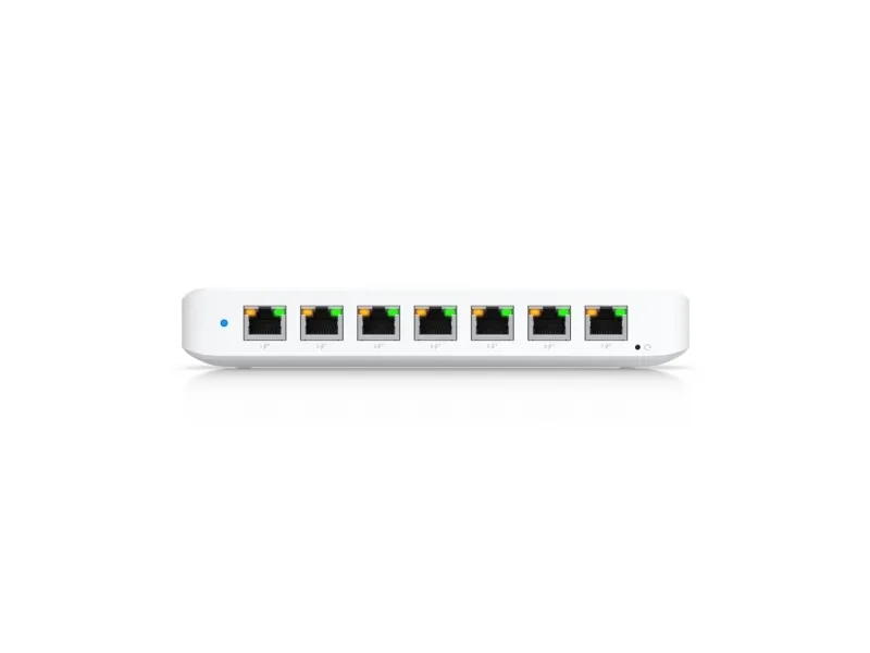 Ubiquiti UniFi Switch Ultra 60W - Switch - Administreret - 7 x 10/100/1000 (PoE )   1 x 10/100/1000 (PoE  ) - desktop, væg-monterbar - PoE   (52 W) - AC