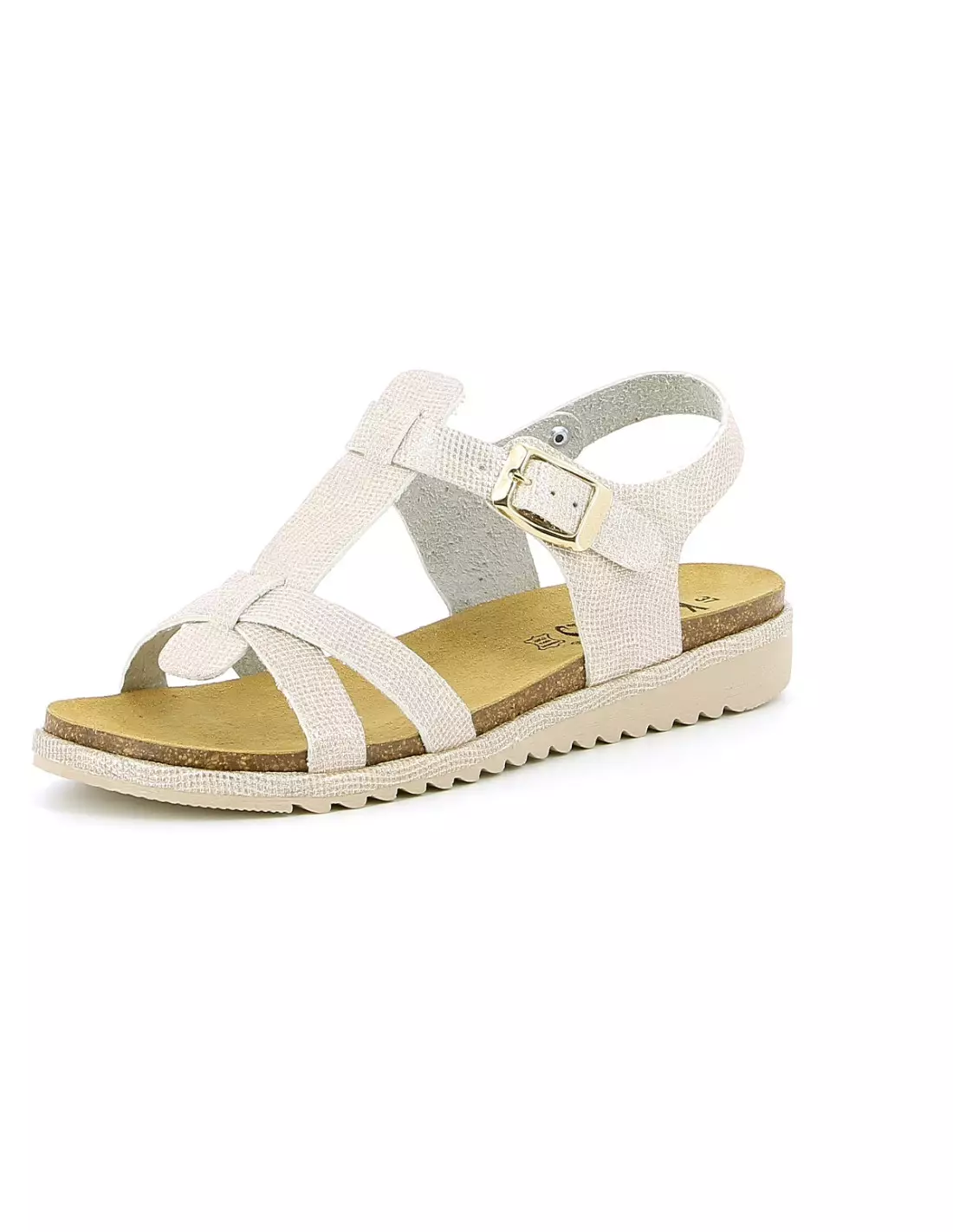 K DAQUES ZENTA - Sandales & nu-pieds Platine