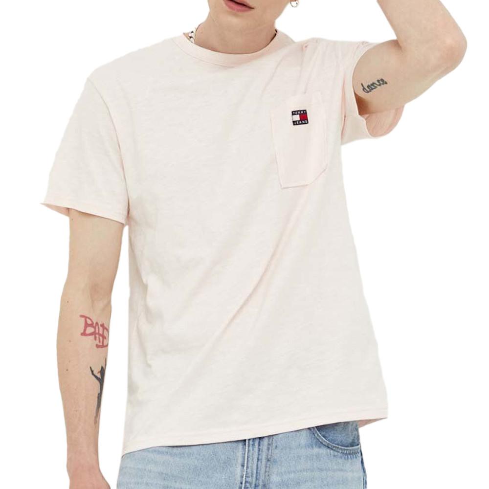 Tommy Hilfiger T-shirt Blanc Homme Tommy Hilfiger Reverse Tex
