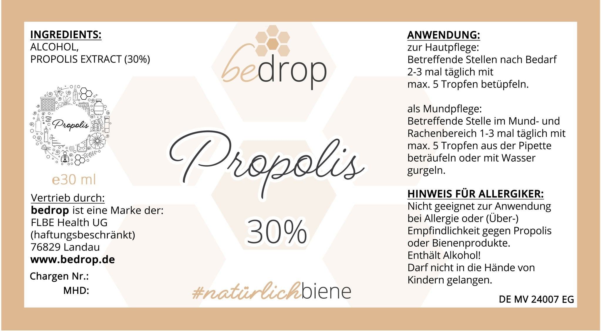 Das Allrounder-Set | Propolis Kapseln & 20% Tinktur + Gelée Royale Kapseln & pur/frisch + Manuka Honig