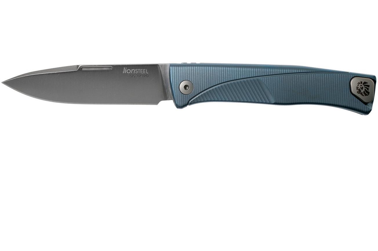 LionSteel Thrill blue titanium integral slipjoint zakmes