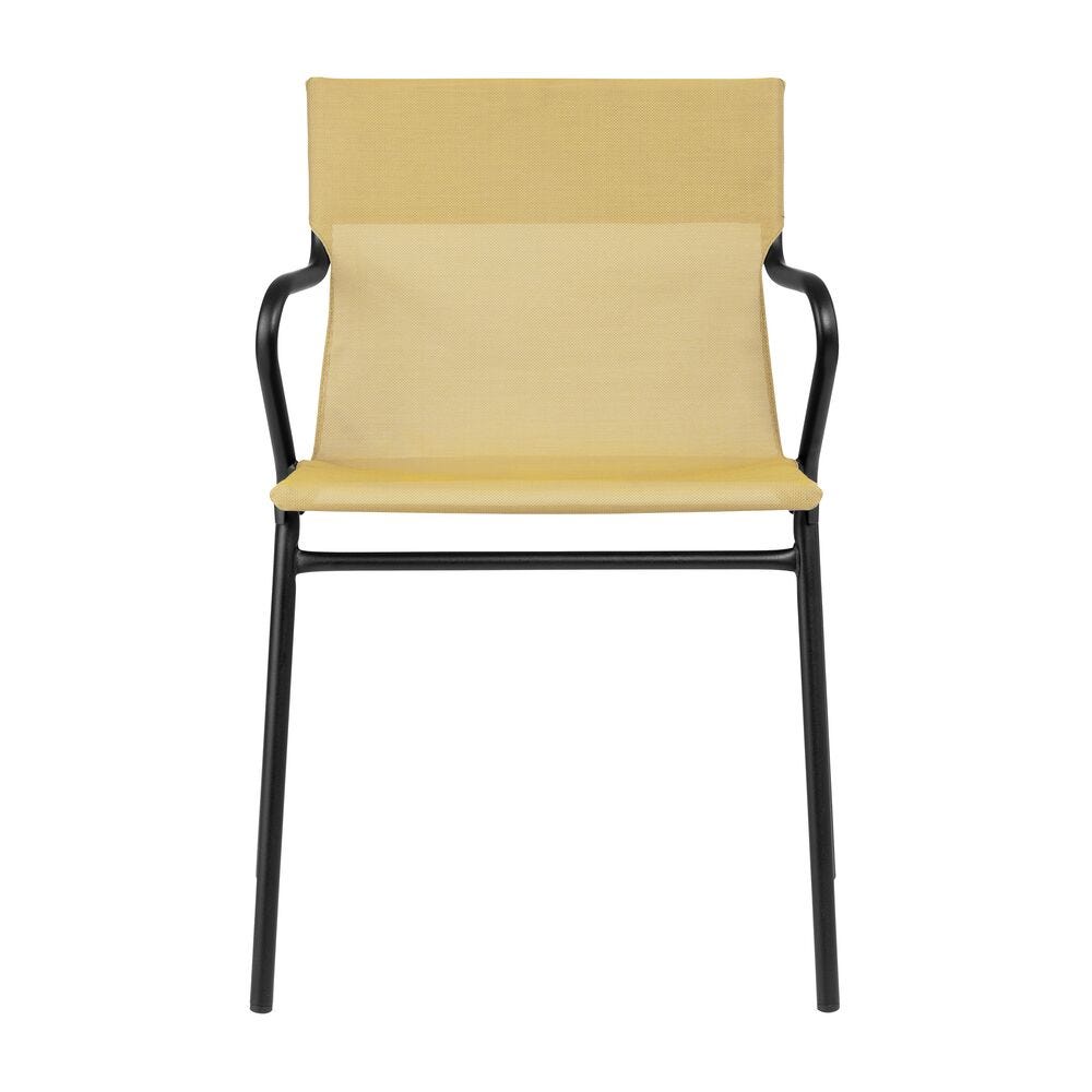 Sessel mit Großem Sitzkomfort Horizon Batyline® Duo Gelb Safran-Noir
