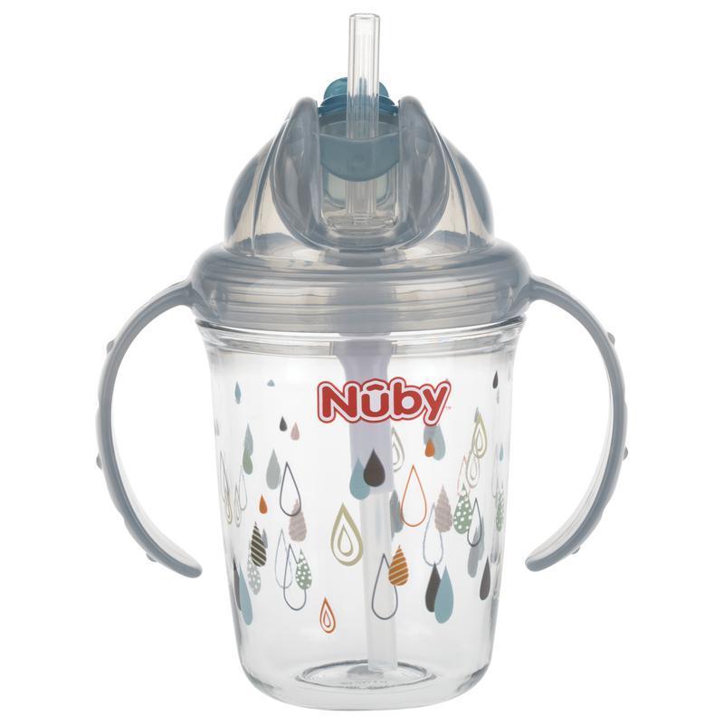 Nûby Nûby Antilekbeker 240 ML Grijs 12+ Maanden 1 Stuk