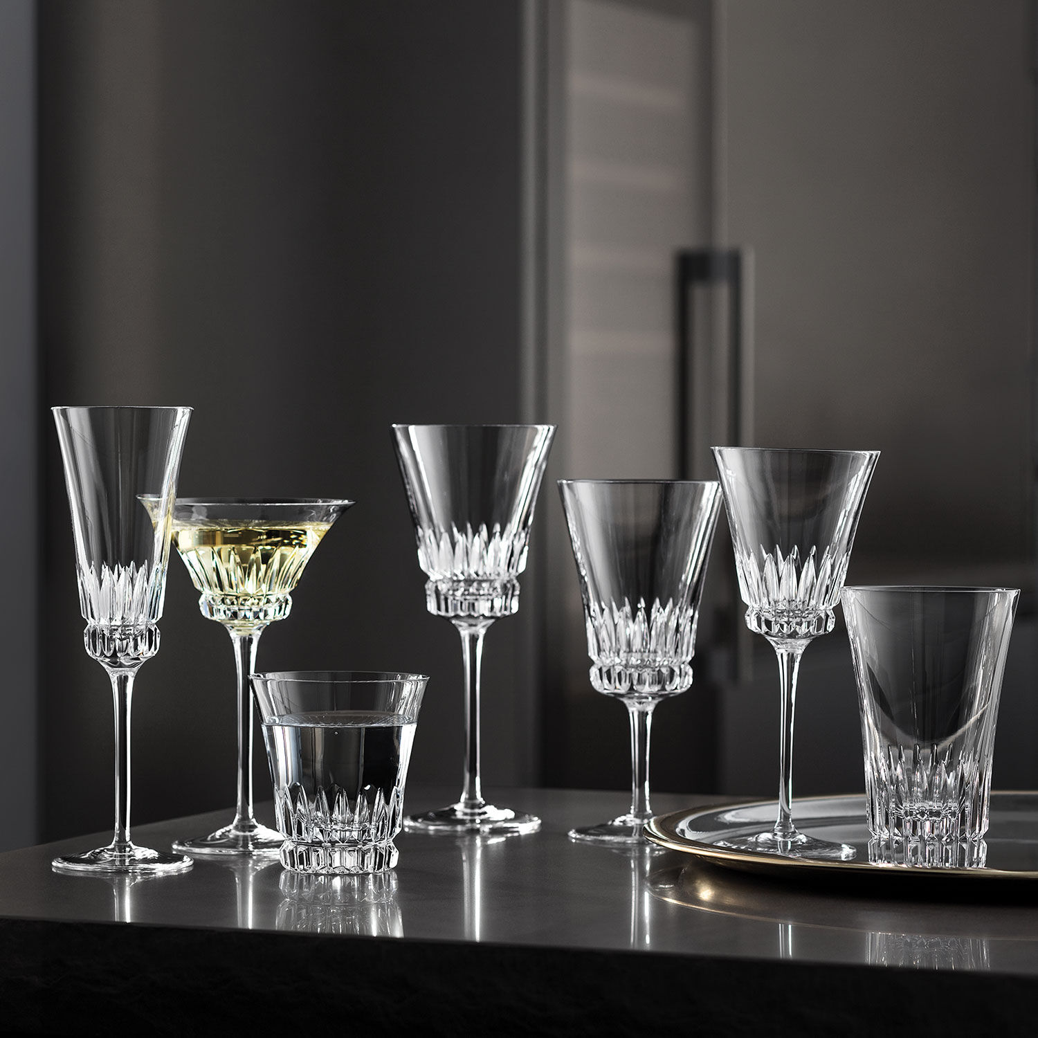 Grand Royal Red wine glass Clear, 6.8 oz, crystal glass