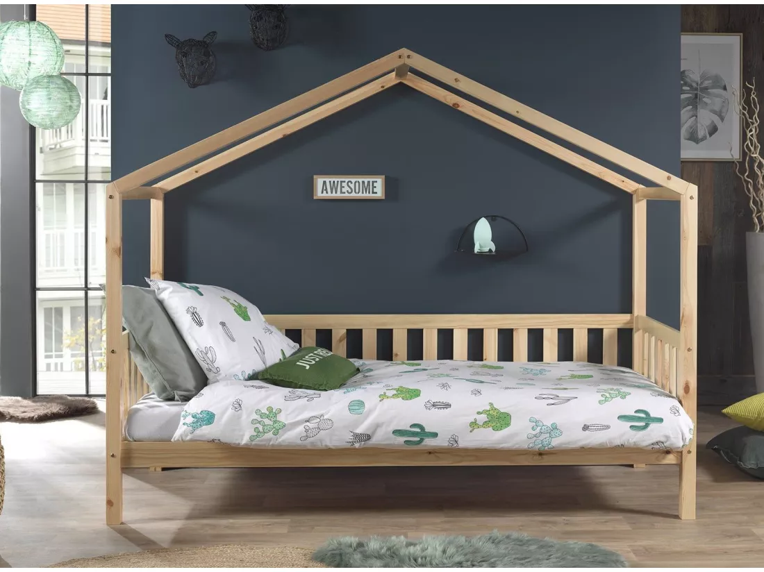 Pack - Lit Enfant Cabane & Matelas 