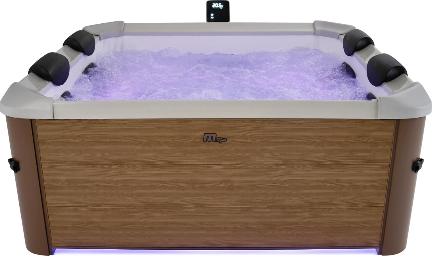 Premium MSPA LED Whirlpool Outdoor Pool 160x160 UVC+OZON Oslo Amber +App 2025