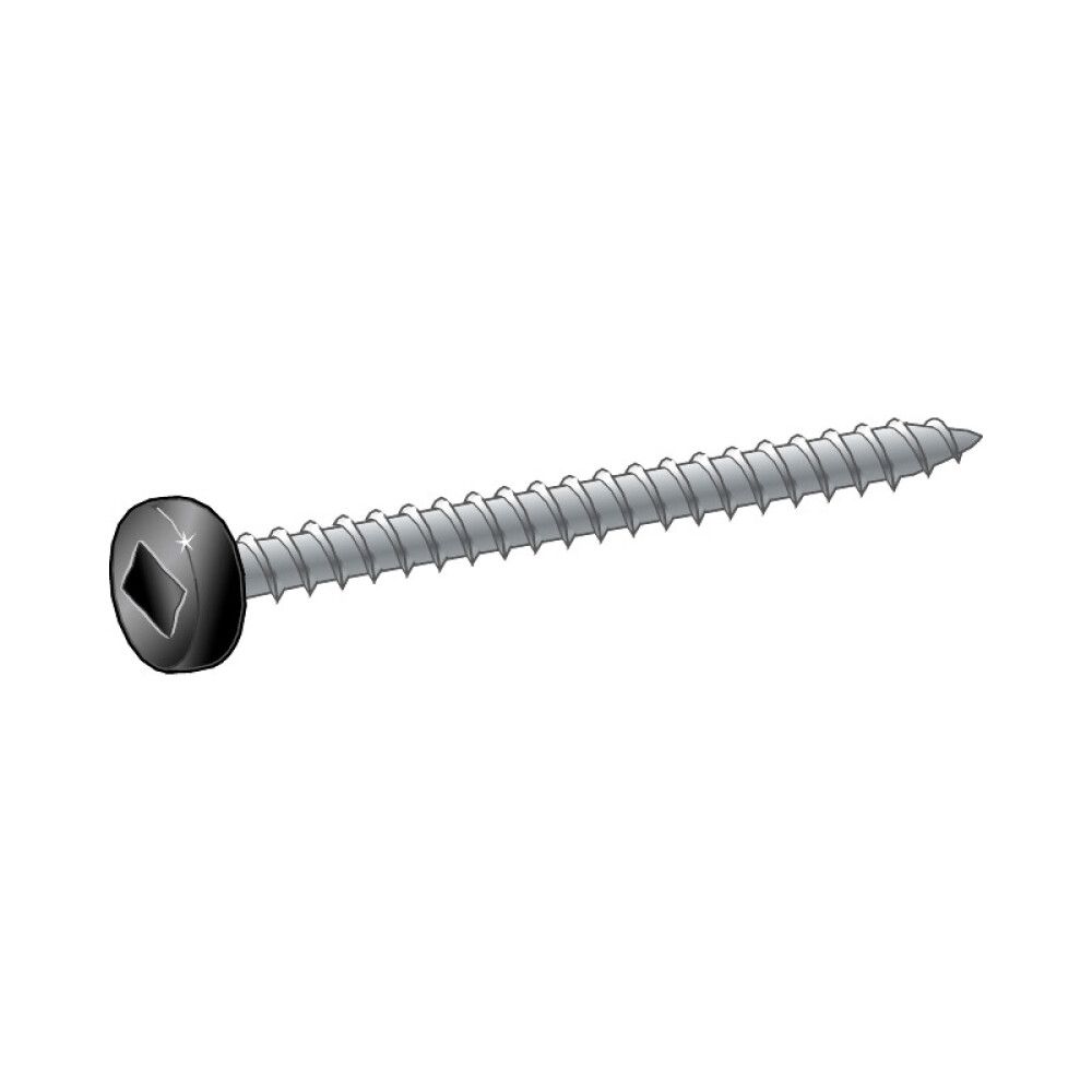 VINDUSBLIKKSKRUE ESSVE SVART 3,5X25MM 200STK/PK