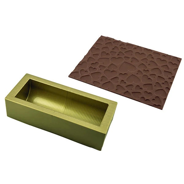 Kit moule bûche et tapis silicone Magic Love Silikomart