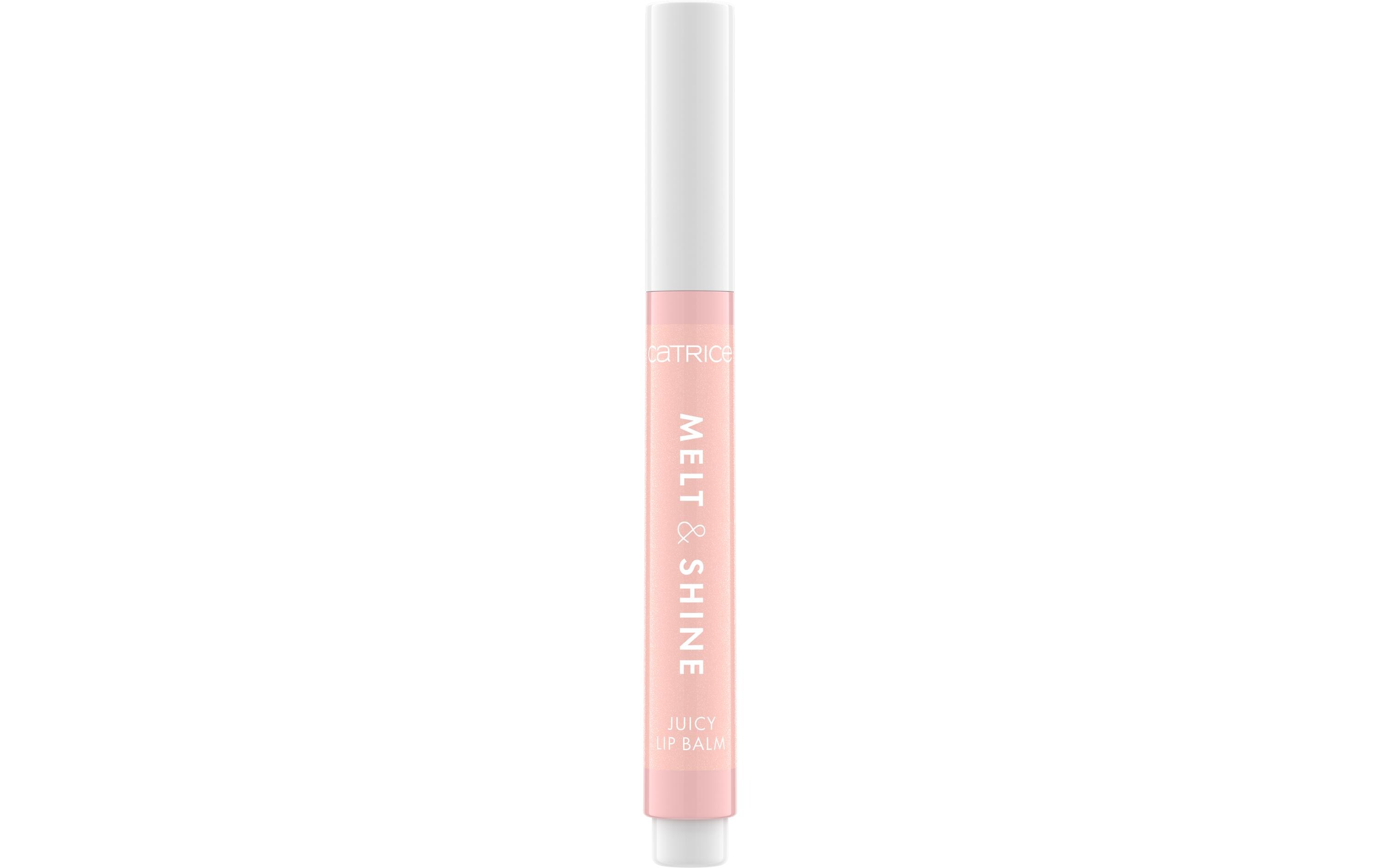 Lip Gloss Melt and Shine 010 Shell Yeah!Glänzender Lippenbalsam in glitzerndem Apricot