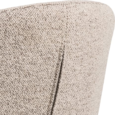 Pippa spisebordsstol i boucléstof - beige