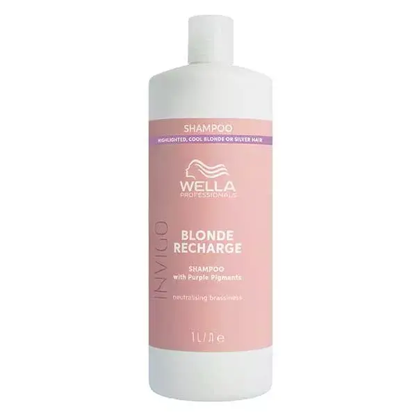 Refil de Shampoo Revitalizante para Loiros Wella Professionals Invigo Blonde 1L