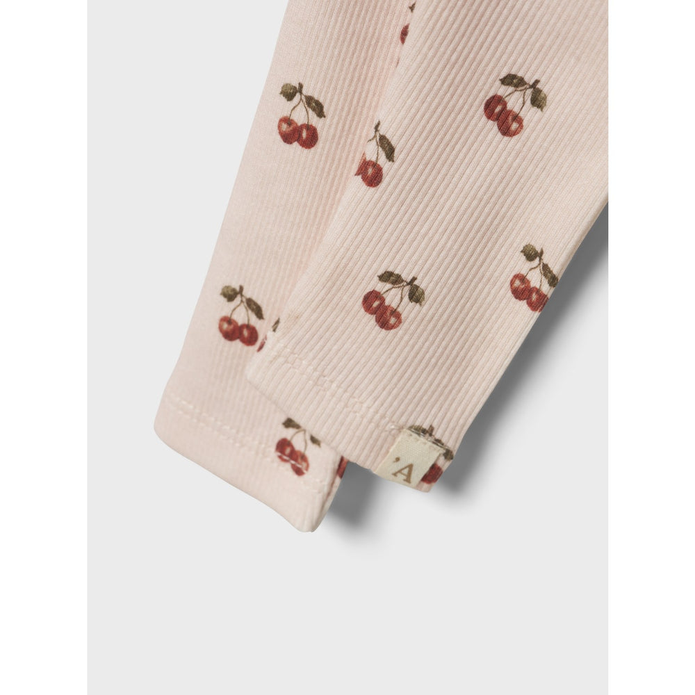 Køb Lil'Atelier Silver Peony Cherry Nbflavo Elf Slim Leggings Lil Noos