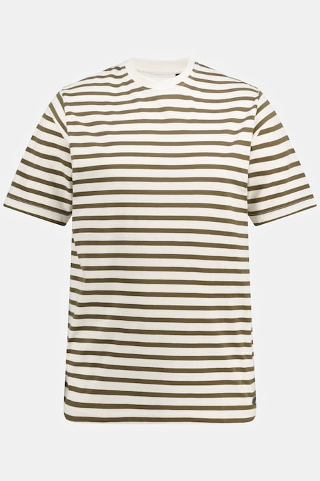 T-Shirt, Halbarm, Ringel, Rundhals