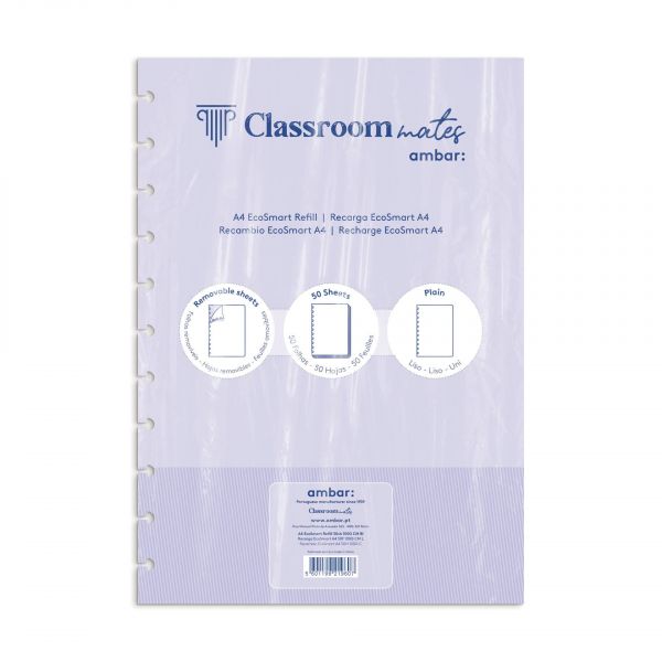Ambar Recarga para Caderno Inteligente EcoSmart A4 50Fl Liso 1 un.