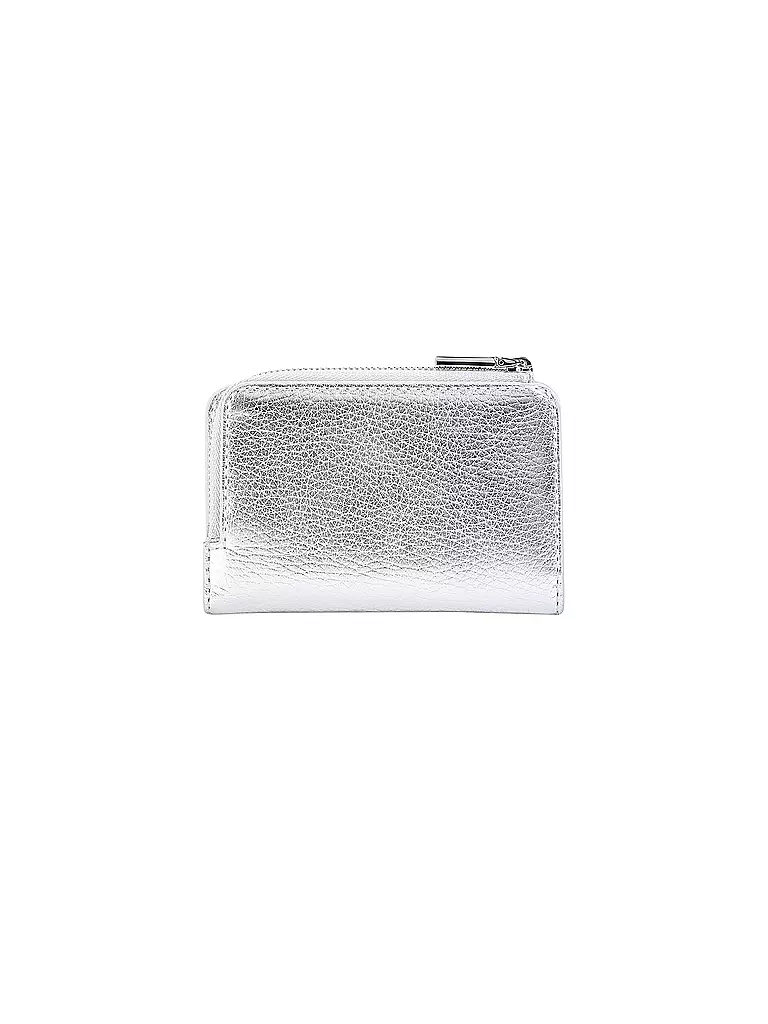 COCCINELLE Geldbörse METALLIC SOFT silber