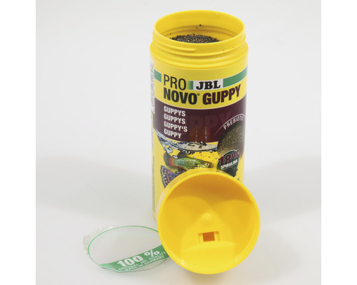 Korrelvoer JBL PRONOVO GUPPY GRANO maat S 250 ml
