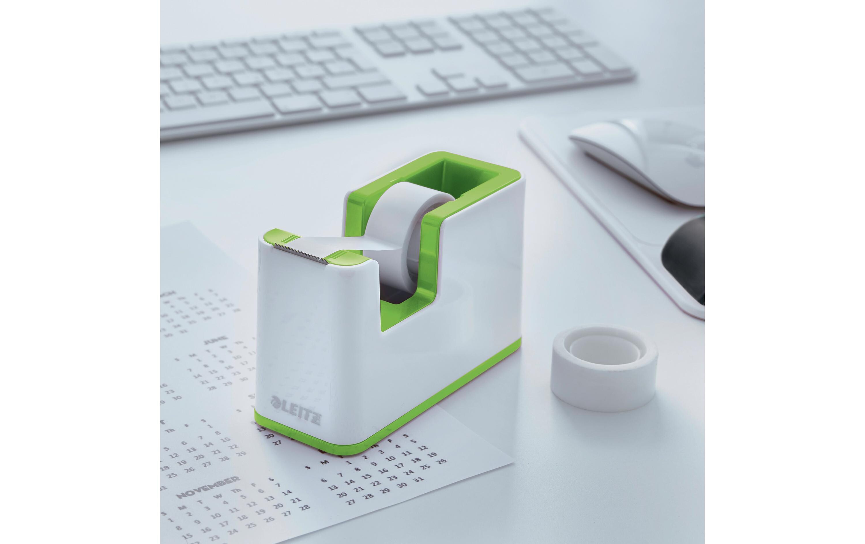 Tischabroller Duo Colour HellgrünKlebeband-Tischabroller
