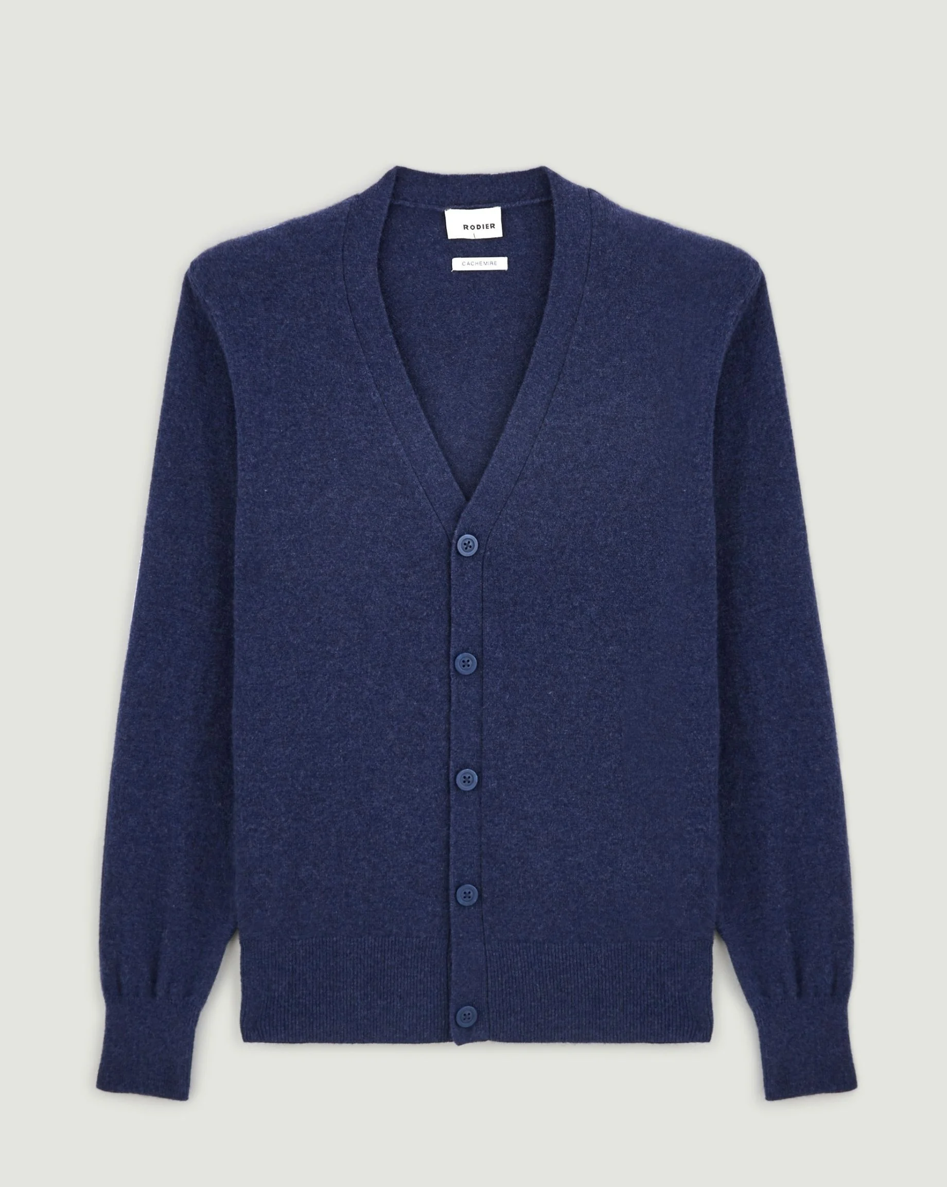 Gilet en cachemire 2 fils | Bleu
